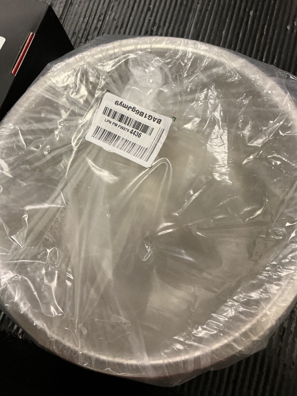 Photo 1 of 304 Stainless Steel Microporous Colander, 5QT Large Capacity with Mixing Bowl For washing vegetables, fruit and rice and for draining cooked pasta(2PC)