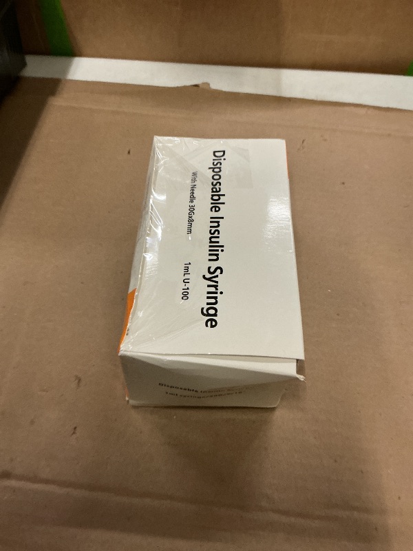 Photo 1 of 30 Gauge 5/16 inch Needle, 1ml Disposable Lab Dispensing Supplies,Individual Wrapped, 30Pack