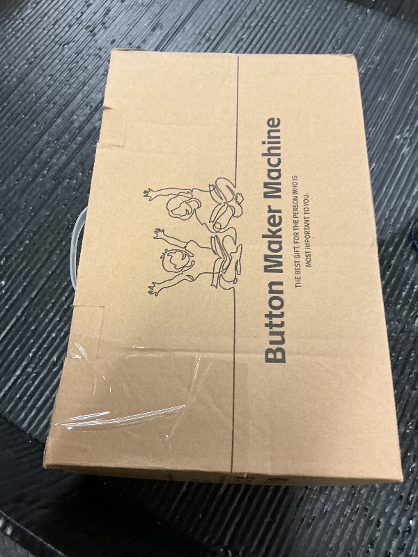 Photo 1 of 2026-Button Maker Machine 58mm, Professional Badge Making Kit with 50 Parts, No Installation DIY Badge Maker, Pin Press Machine, Kids Craft Kit for Crafts, Schools