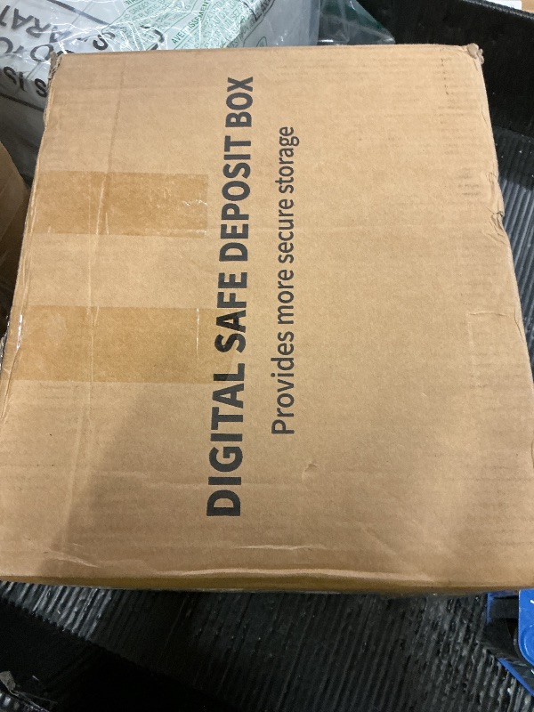 Photo 1 of Safe with Key Lock,Anti-Theft Digital Security Lock Box with Electronic Keypad, Fire Proof Safe for Home Documents Firearm Medicine Money,0.8 Cubic Feet Lock Box?13.8"W x 9.8"D x 9.8"H