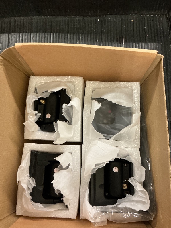 Photo 1 of WOOCARTY 10.1" - 4 Magnetic Solar Wireless Backup Camera System, HD 1080P DVR Monitor, RV Wireless Cameras for Hitch Towing RV Camper Trailer, IR Night Vision, 4x9600mAh Rechargeable Battery, SR4