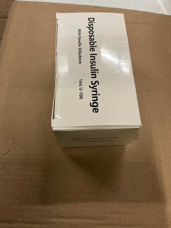 Photo 1 of 30 Gauge 5/16 inch Needle, 1ml Disposable Lab Dispensing Supplies,Individual Wrapped, 30Pack