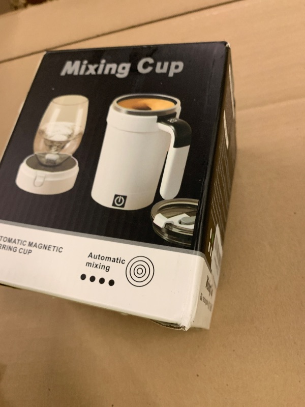 Photo 1 of 2026 Smart Self-Stirring Mug with Temperature Display, USB-C Rechargeable Auto Mixing Mug for Coffee, Protein Shakes, Tea, Portable & Magnetic Stirring Cup with Lid, Stainless Steel for Office Travel