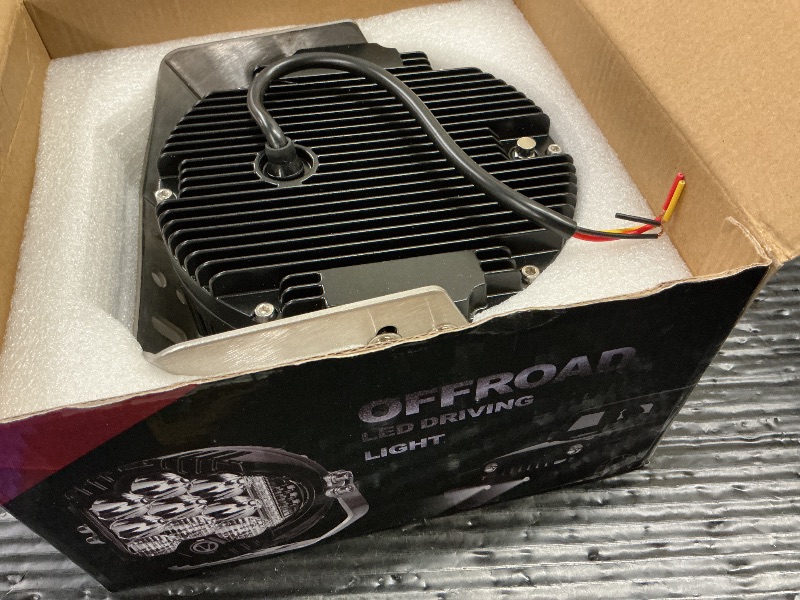 Photo 1 of EKXAP 7 Inch 90W Amber Yellow LED Offroad Light with DRL, 8000LM Waterproof Driving Light Spot Flood Combo Work Light for Wrangler, ATV, SUV, UTV, Trucks, Pickup, 4x4, F150 - Pack of 1