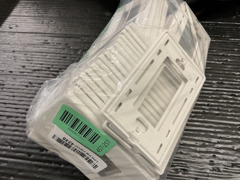 Photo 1 of [40 Pack] BESTTEN 1 Gang Mid-Size Screwless Outlet Cover, Midway Decorative Wall Plate, USWP6 Gloss Snow White, Midsize H4.88" x W3.11"