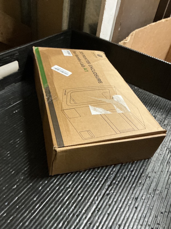 Photo 1 of TOPCUBE 3D Printer Enclosure for Bambu Lab A1 Combo, Stainless Steel Frame Enclosure with LED Light for AMS Lite Top Mounting, Fireproof Dustproof Noise Reduction Constant Temperature 3D Printer Cover