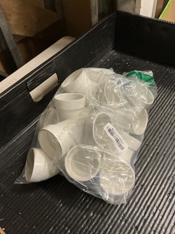 Photo 1 of (2" PVC Elbow, 10 Pack) Asterbacks 2 inch PVC 90 Degree Elbow Schedule 40 White Pipe Fittings Connectors PPT-877(10 PCS)