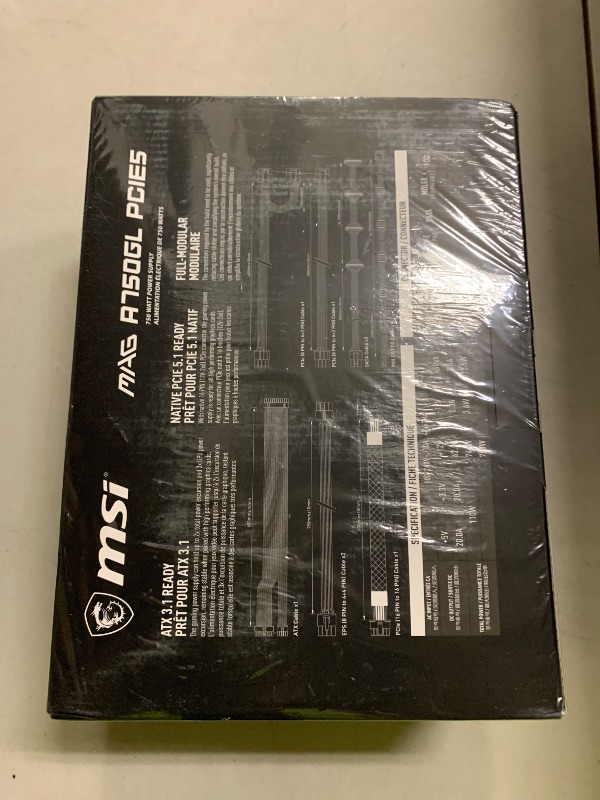 Photo 1 of MSI MAG A750GL PCIE5 - EU Cord