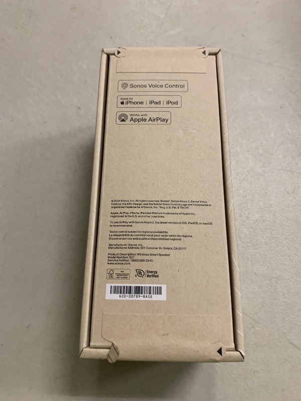 Photo 1 of Sonos Roam 2 - White - Portable Waterproof Bluetooth Speaker