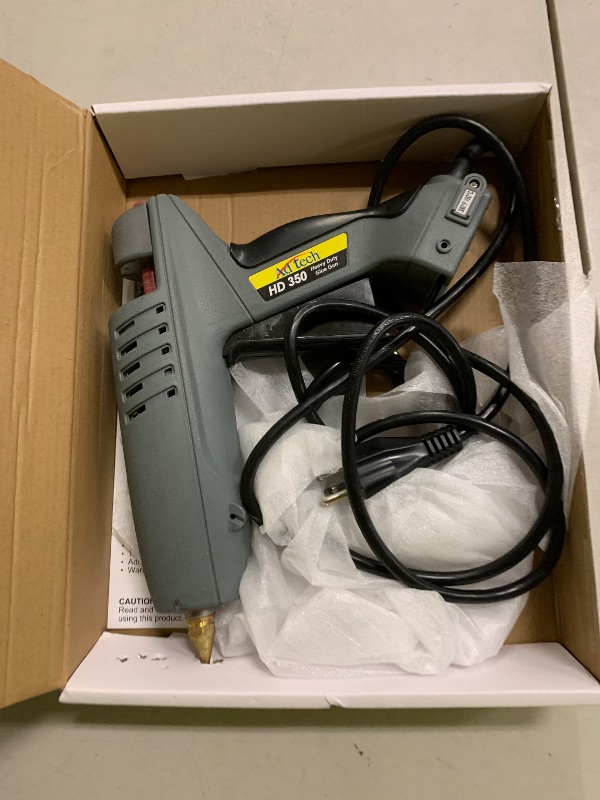 Photo 1 of Adtech Industrial Strength Full Size High-Output Hot Melt Glue Gun – Professional Grade Hot Glue Gun for Carpentry, Repairs & Remodeling, grey, hd 350 (0462)