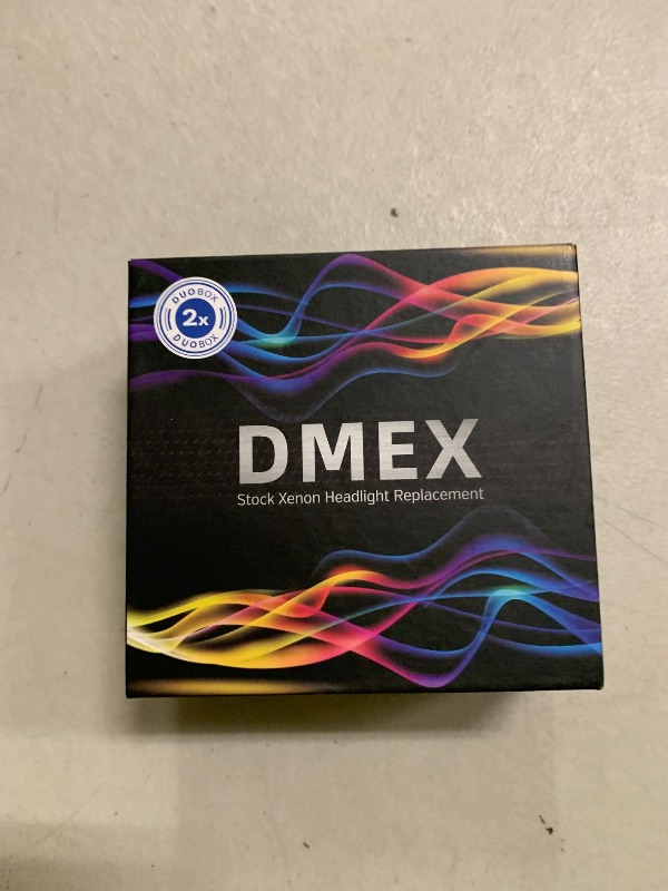 Photo 1 of 1 bulb broken
***************DMEX D3S HID Xenon Headlight Bulb, 35W 6000K Cool White, OEM Replacement for Factory HID Systems, Pack of 2