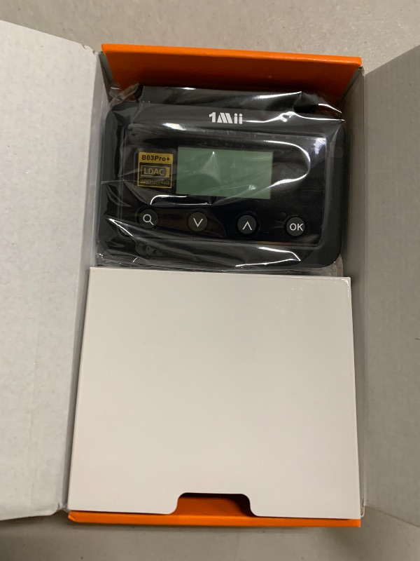 Photo 1 of 1Mii B03Pro+ Bluetooth 5.3 Transmitter Receiver Certified LDAC for TV Home Stereo, Long Range Bluetooth Extender Wireless Audio Adapter with Screen, Optical RCA AUX 3.5mm Outputs/Inputs