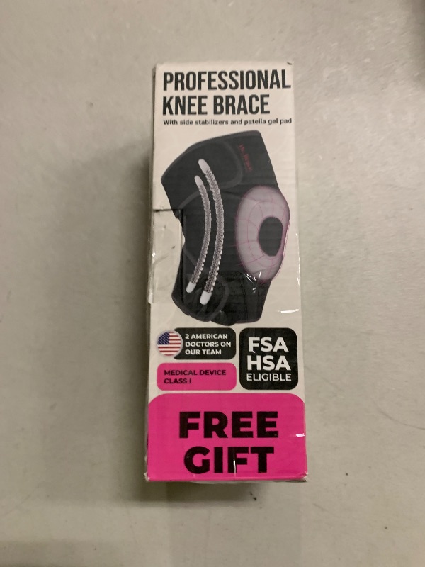 Photo 1 of DR. BRACE ELITE Knee Brace with Side Stabilizers & Patella Gel Pads for Maximum Knee Pain Support and fast recovery for men and women-Please Check How To Size Video (XX-Large, Orion)