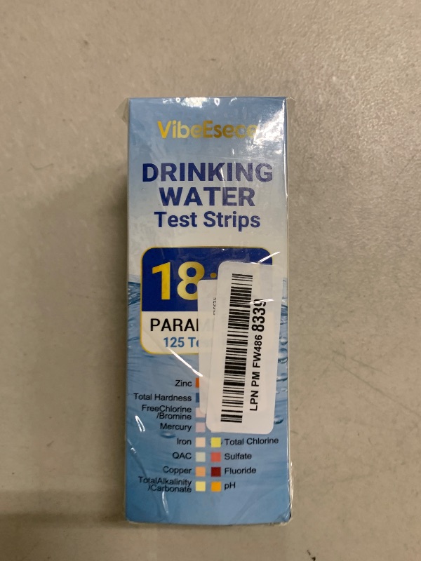 Photo 1 of 23-in-1 Home Drinking Water Testing Kit - 155 Strips,Tap and Well Water Test Kit for Hardness, Lead, Iron, Copper, Chlorine, Fluoride (18)