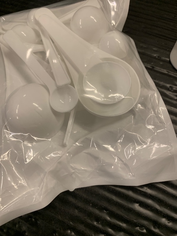 Photo 1 of 12 PCS Tablespoon Measuring Spoons Scoops Set (1g/2.5g/3g/5g/10g/15g) for Coffee Protein Milk Powder Kitchen Tools for Accurate Measurements Spoons for Creatine Protein Formula Gram Measuring Scooper