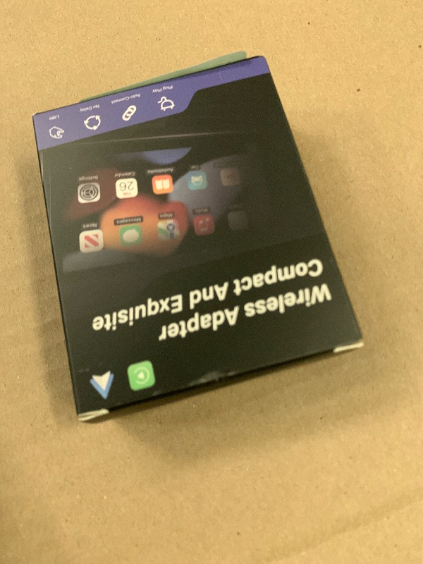 Photo 1 of 2026 Aimoon Mini Wireless CarPlay Adapter Upgrade Wired to Wireless for CarPlay & Android Auto Plug and Play Fast Auto-Reconnect Stable Control Zero Delay Car Play for iPhone iOS 10+ Android 11+