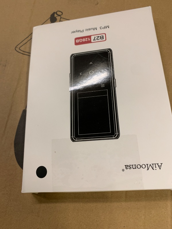 Photo 1 of 128GB MP3 Player with Bluetooth 5.2, AiMoonsa Music Player with Built-in HD Speaker, FM Radio, Voice Recorder, HiFi Sound, E-Book, Earphones Included