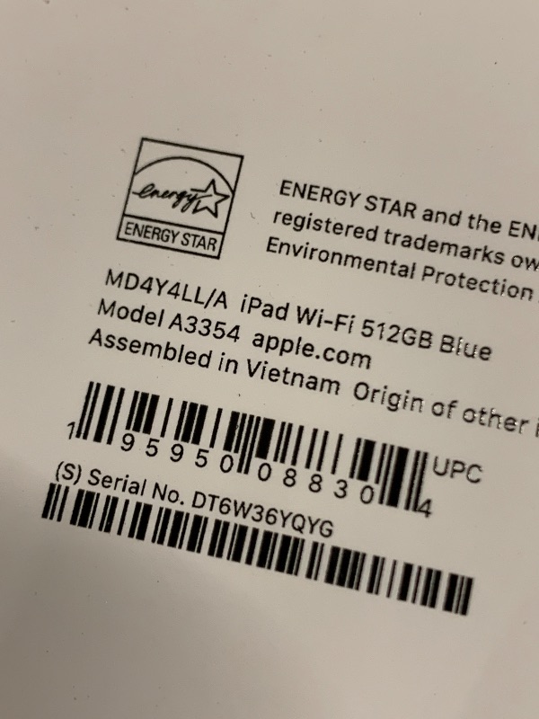 Photo 1 of Apple iPad 11-inch: A16 chip, 11-inch Model, Liquid Retina Display, 512GB, Wi-Fi 6, 12MP Front/12MP Back Camera, Touch ID, All-Day Battery Life — Blue