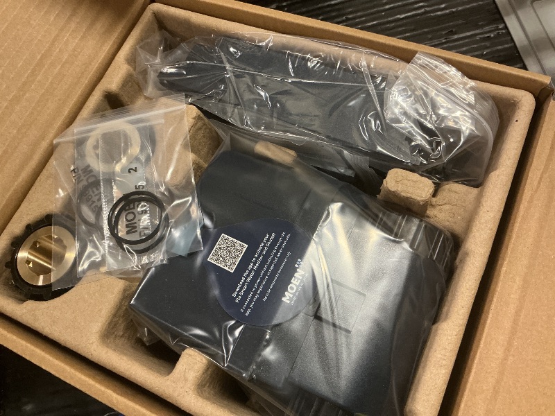 Photo 1 of Moen Flo Smart Water Monitor and Automatic Shutoff Sensor, Wi-Fi Connected Water Leak Detector for 1-Inch Diameter Pipe, 900-006