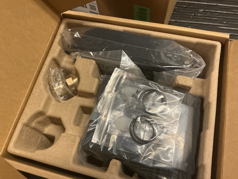 Photo 1 of Moen Flo Smart Water Monitor and Automatic Shutoff Sensor, Wi-Fi Water Leak Detector for 3/4-Inch Diameter Pipe, 900-001