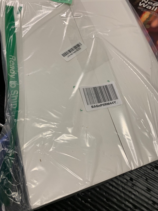 Photo 1 of 2 Pack Small Trifold Poster Board 26" x 17", White Corrugated Project Boards for Science Fairs, School Projects and Event Displays