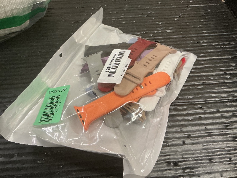 Photo 1 of 15 Pack Soft Silicone Bands Compatible with Apple Watch Band 40mm 41mm 38mm 45mm 44mm 42mm 46mm 49mm for Women Men,Sport iWatch bands Replacement Strap Wristbands for iWatch SE Series 10 9 8 7 6 5 4 3