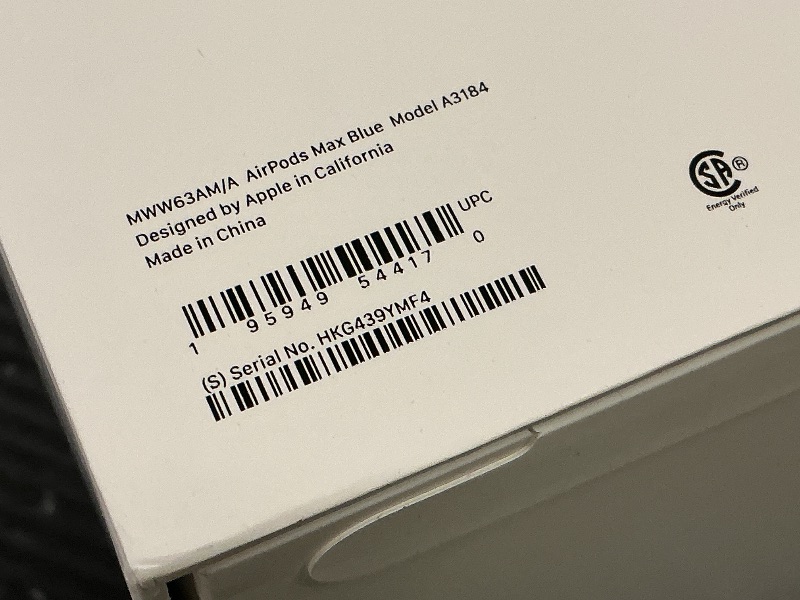 Photo 1 of Apple AirPods Max Wireless Over-Ear Headphones, Pro-Level Active Noise Cancellation, Transparency Mode, Personalized Spatial Audio, USB-C Charging, Bluetooth Headphones for iPhone - Blue