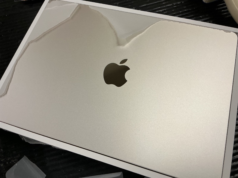 Photo 1 of Apple 2025 MacBook Air 13-inch Laptop with M4 chip: Built for Apple Intelligence, 13.6-inch Liquid Retina Display, 16GB Unified Memory, 256GB SSD Storage, 12MP Center Stage Camera, Touch ID; Starlight