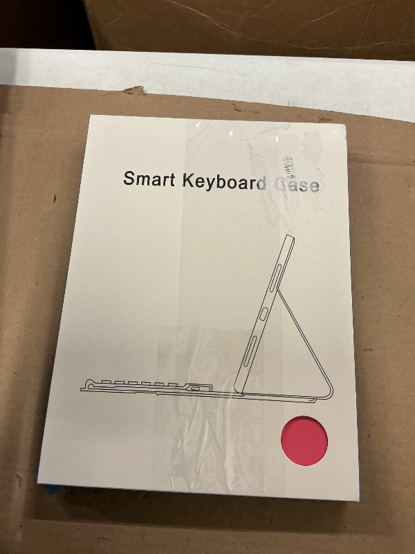 Photo 1 of MePadKey Touchpad Keyboard Case for iPad (A16) 11th 10th Generation, 360 Rotation Cover with Pencil Holder Wireless Backlit Detachable Keypad for iPad 11 inch 2025/10 Gen 10.9" 2022 Watermelon Red