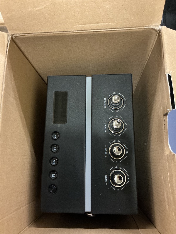 Photo 1 of 100W Powerful Voice Amplifier with 2 Wireless Microphones, Big Pro Sound Portable Speaker with Microphone, Bluetooth Speaker PA System Karaoke Machine Support BT/USB/TF Card/Aux/Guitar S99