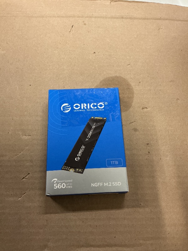 Photo 1 of ORICO M.2 2280 SATA SSD, 1TB Internal M.2 SSD with B+M Key for Desktop/Laptop, SATA III 6Gbps NGFF Solid State Drive Low Power Consumption (PCIe NVMe Incompatible) - Y20M