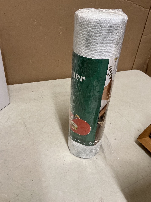 Photo 1 of 2-Layer Drawer and Shelf Liner for Kitchen Cabinet: 12 in X 20 Ft Non Slip Waterproof Shelf Paper Non Adhesive Refrigerator Liners White Marble Easy Liners for Bathroom with Knife Tape Measure