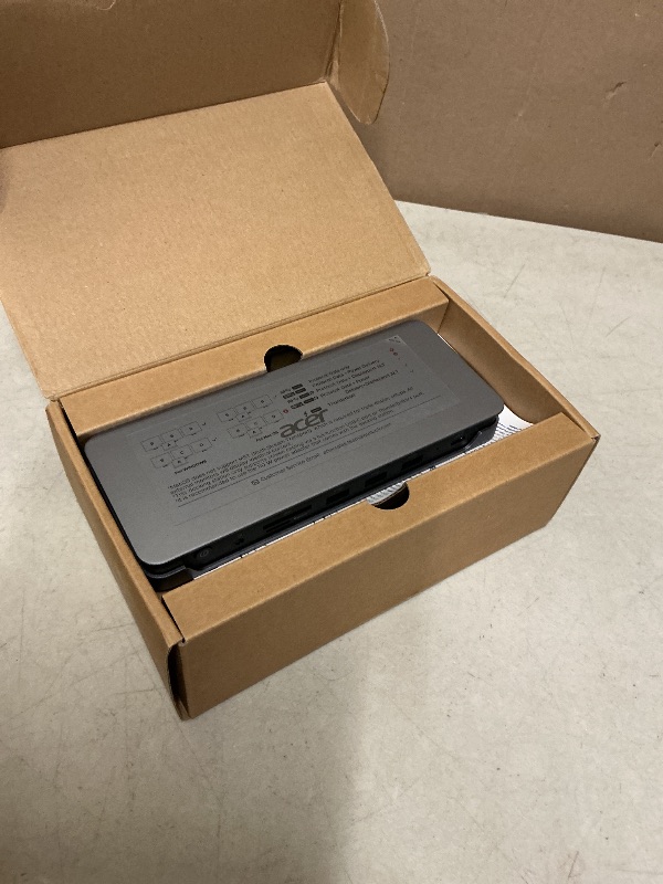 Photo 1 of Acer Premium 13-in-1 Docking Station with 110W PD & Triple Monitor Support | Dual 4K HDMI and DP,5Gbps USB A/C,Gigabit Ethernet,Security Lock | Laptop Docking Station for Windows/Dell/HP/Lenovo/Asus