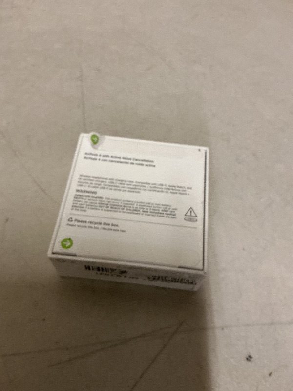 Photo 1 of Apple AirPods 4 Wireless Earbuds, Bluetooth Headphones, with Active Noise Cancellation, Adaptive, Transparency Mode, Personalized Spatial Audio, USB-C Charging Case, Wireless Charging, H2 Chip