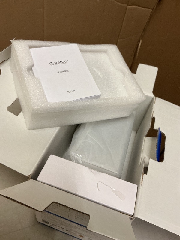 Photo 1 of ORICO Aluminum RAID Hard Drive Enclosure 4-Bay 2.5 SATA SSD/HDD Docking Station RAID Enclosure with Fan Supports up to 4 x 8 TB Transfer Rate Compact Design Independent ABS Mount