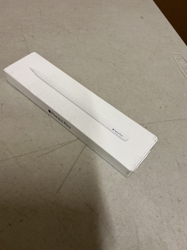 Photo 1 of Apple Pencil Pro: Latest Model - Device Compatibility Check Required - Pixel-Perfect Precision, Tilt and Pressure Sensitivity, Perfect for Note-Taking, Drawing, and Art. Charges and Pairs Magnetically