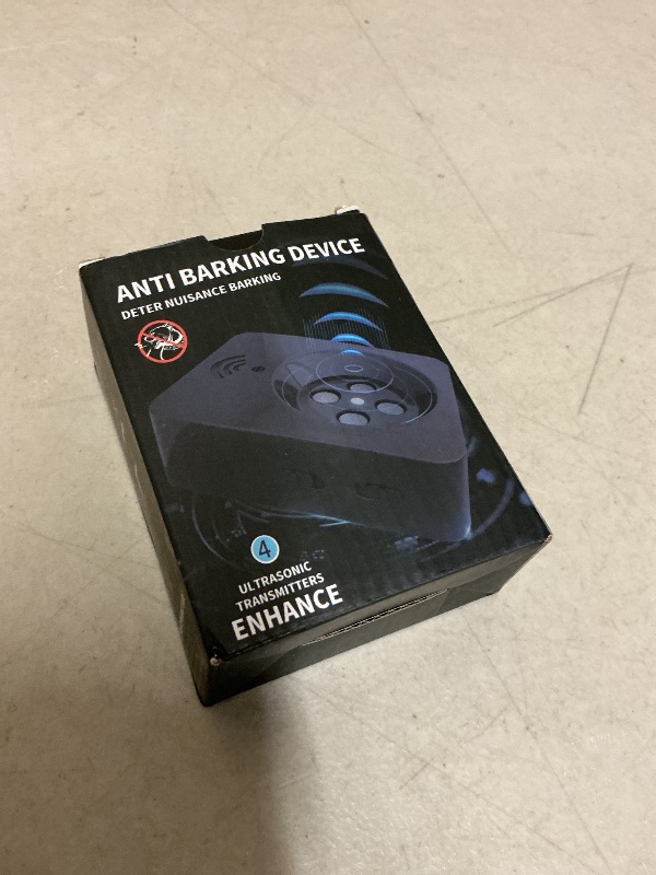 Photo 1 of 2026 Upgraded Ultrasonic Dog Bark Deterrent, Automatic Anti-Barking Device with 3 Modes, 50FT Long Range Rechargeable Bark Control for Indoor Outdoor Use, Safe for Small Large Dogs (Black)??