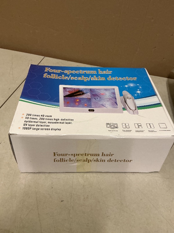 Photo 1 of Dioche Skin Diagnosis Hair Analyzer 12inch Skin Scalp Camera Detector MultiFunctional Rechargeable Hair Follicle Skin Analyser Machine or Home Spa Salon Use