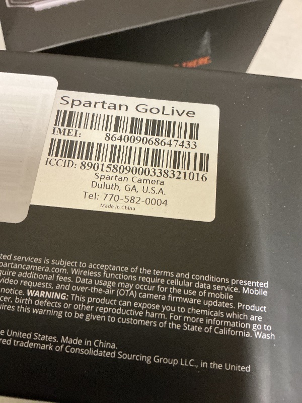 Photo 1 of Spartan Camera GoLive 4G LTE Trail Camera, Free Roaming in US, Live-Streaming, Anti-Theft GPS, On-Demand Image&Video Capture, Real-time Updates, Built-in Lithium Battery, Blackout (1, Multi-Carrier)