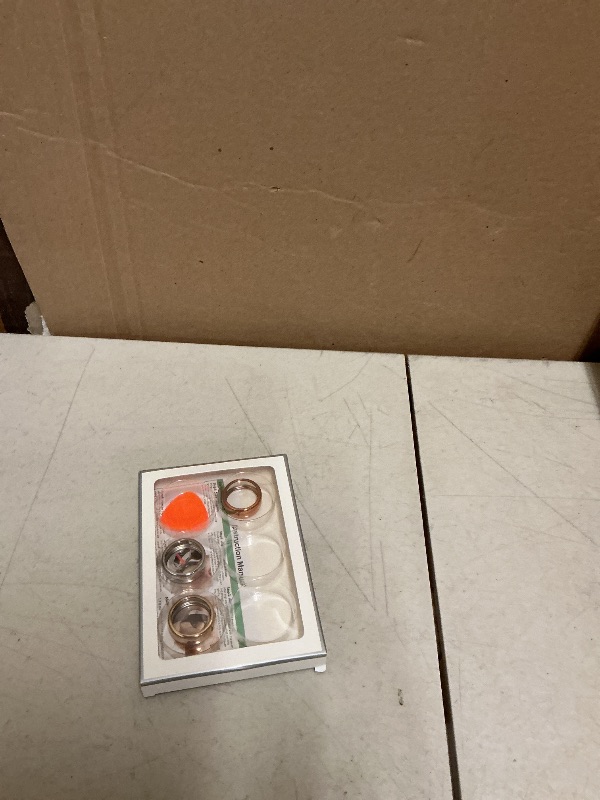 Photo 1 of 3 Pack Cover Compatible with Oura Ring Gen 4/Oura Ring Gen 3 Horizon/Heritage, Support Charging with Cover on, Anti-Scratch TPU Protector for Men Women (Size 8, Silver+Gold+Rosegold)