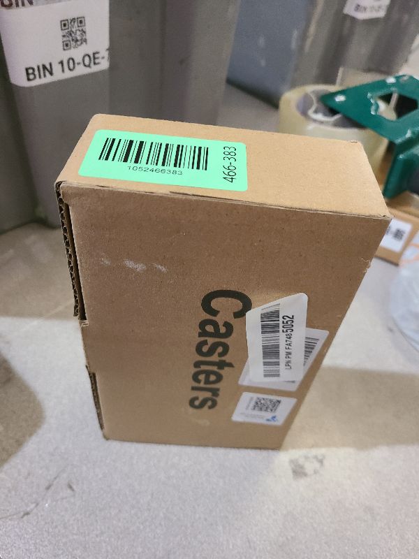 Photo 1 of 1.5 Inch Casters, ASHGOOB Caster Wheels/Casters Set of 8, 360° Swivel Universal Plate Caster Wheels for Storage Box/Small Furniture/Kitchen Appliances, Orange Polyurethane (PU) Castors (8 Pack)