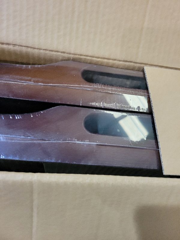 Photo 1 of 2 Pack Bed Tray Table Breakfast Trays Serving Tray Bamboo Bed Laptap with Floding Legs Handles and Phone Holders