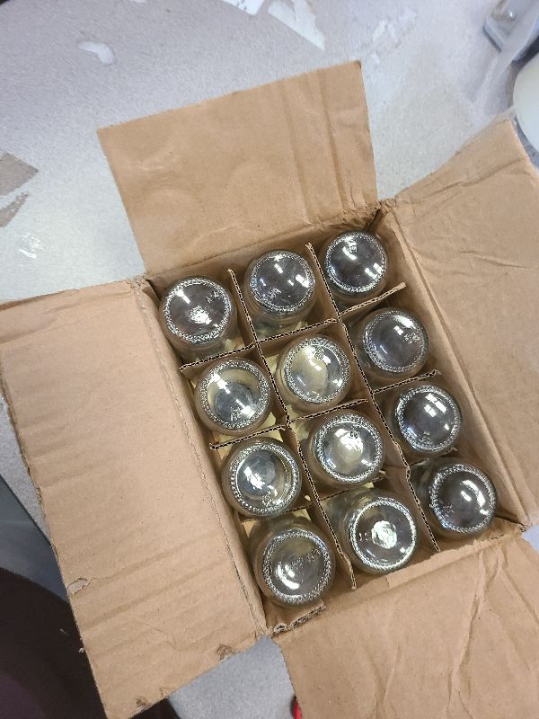 Photo 1 of 12 Pack, 2 oz Small Clear Glass Bottles w/Lid & 3 Funnels - 60ml Boston Shot Bottles for Health, Immunity, Potion, Wellness, Sample, Ginger, Juice - Mini Personal Care & Beauty Travel Bottle