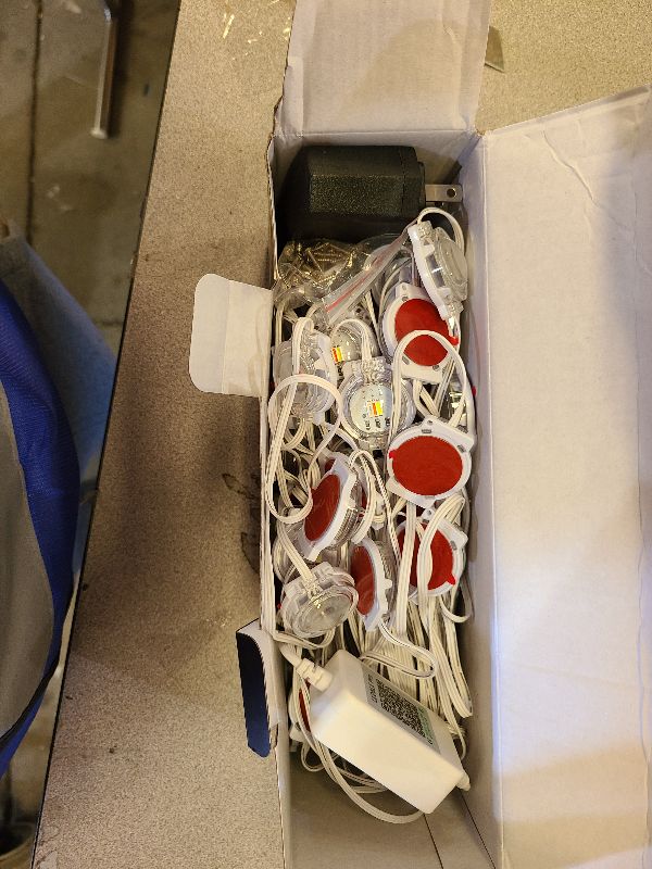 Photo 1 of 100FT Permanent Outdoor Lights for House, 2025 RGB LED Waterproof Christmas Lights Outdoor with Smart APP Remote Control, Outside Eaves Lighting House Decor for Holiday, Halloween, Roof, Party, Daily