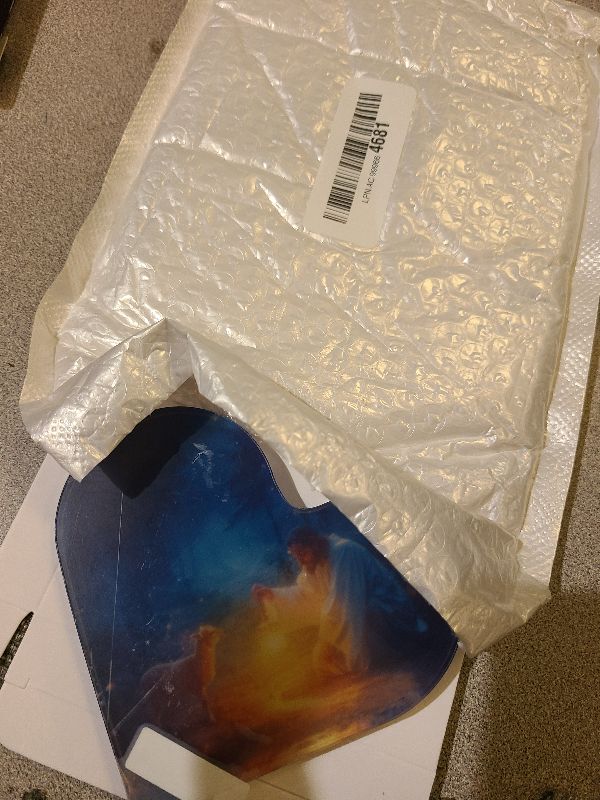 Photo 1 of "Christian Appreciation Gifts For Women Plaque - Inspirational Jesus and Lamb Decor, Spiritual Gift for Women, Ideal for Birthdays, Baptism, or Home Decorations, Perfect for Mom, Sister, Friend, or Coworker, Religious Keepsake for Females" (4"x4")D-239