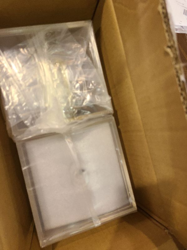 Photo 1 of 1.25 Gallon Dual Acrylic Beverage Dispenser with Bamboo Stand – Iced Drink Dispenser with Stainless Steel Spigot & Built-in Ice Core