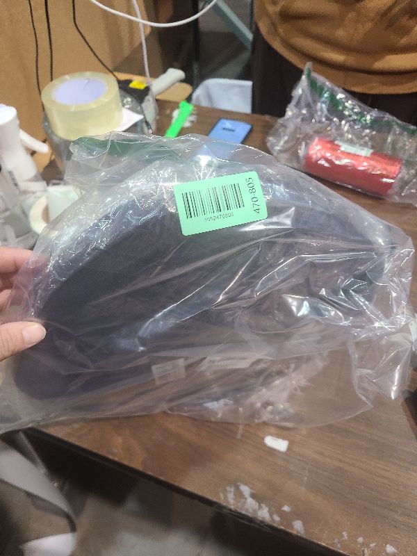 Photo 1 of 13 Inch Round Chair Pad, Anti Slip Circle Stool Cushion with Adjustable Straps,Detachable Chair Pad with Removable Cushion Cover,Thicken Foam Cushion for Bistro Bar High Stool Dining Chairs Black