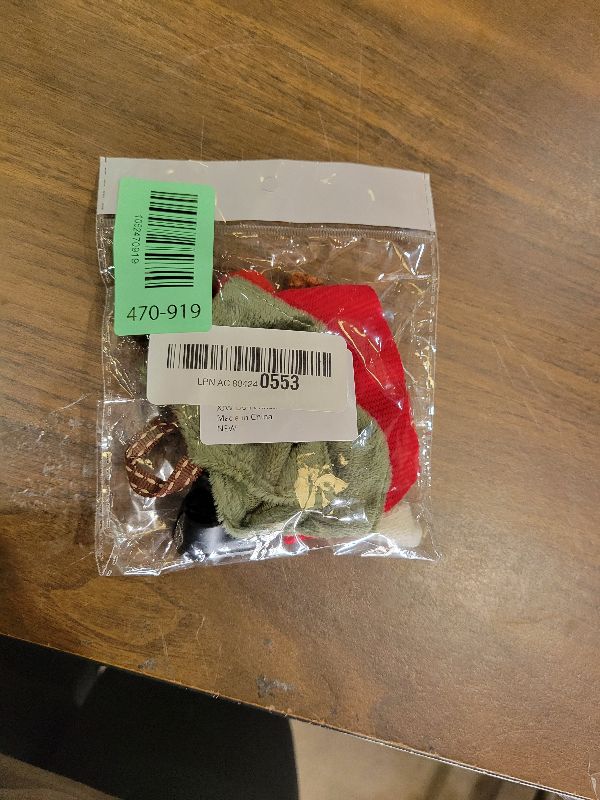 Photo 1 of 17cm Doll Christmas Clothes Compatable with Labubu(NO Doll), Cute Dolls Outfit Accessories, Small Kawaii Clothes Set for Dolls, Gift for Women and Girls(Style 1)