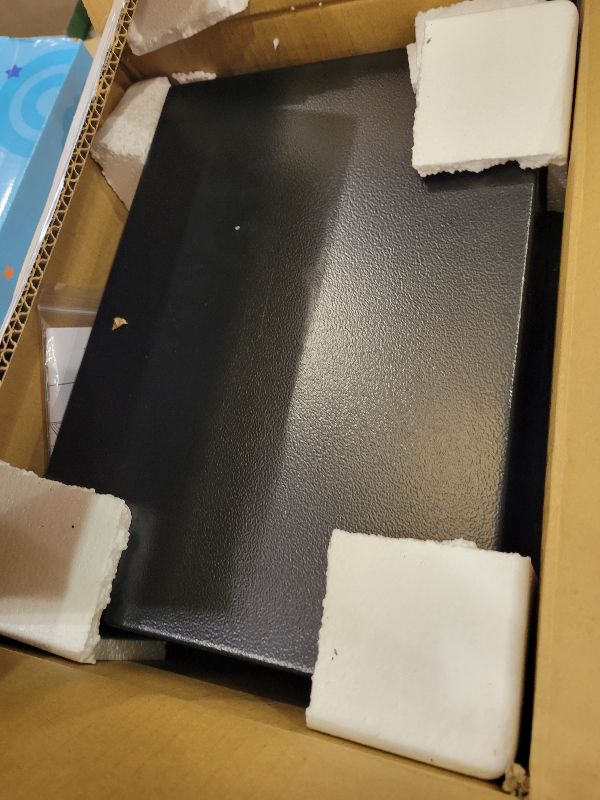 Photo 1 of 1.2 Cuft Small Home Safe Fire and Waterproof, Anti-theft Fireproof Safe Box with Digital Keypad, Spare Keys and Removable Shelf, Personal Safes for Home Money Medicine Valuables