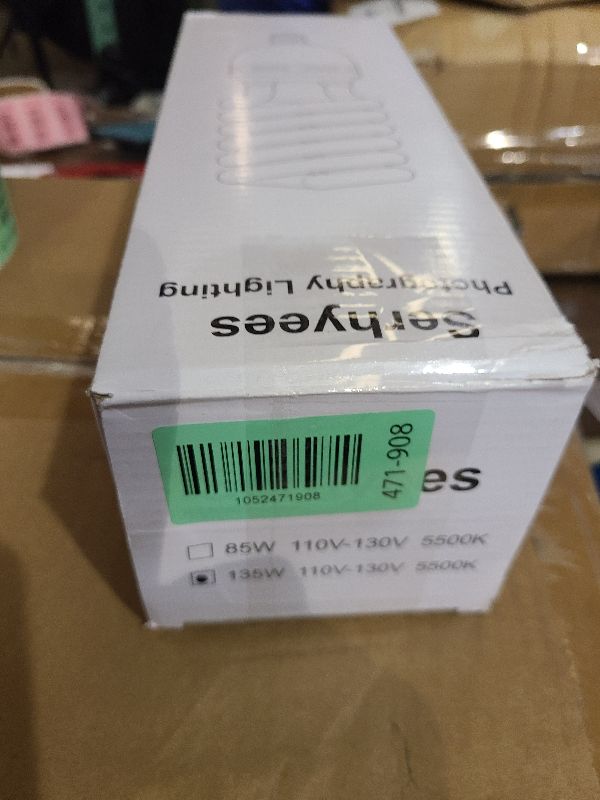 Photo 1 of 135W Light Bulb 5500K CFL Daylight Spiral Softbox Lighting Kit Bulb in E27/E26 Socket for Photography Photo Box